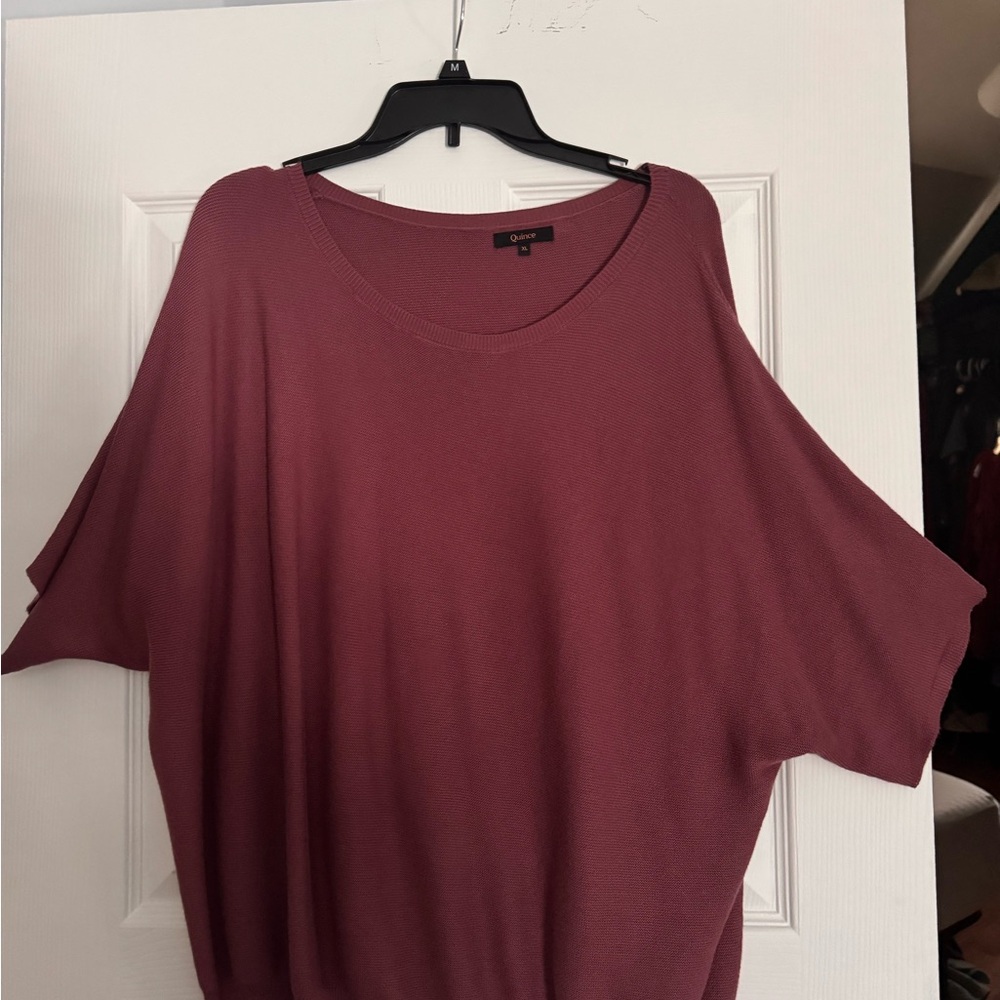 Quince Women's Dusty Rose Sweater